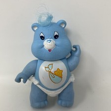 Vintage 1984 Baby Blue 'Baby Tugs Bear' Care Bear Figurine