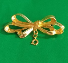 Ladies Lapel pin pendant Watch Bow Victorian Edwardian Steampunk re-enactor