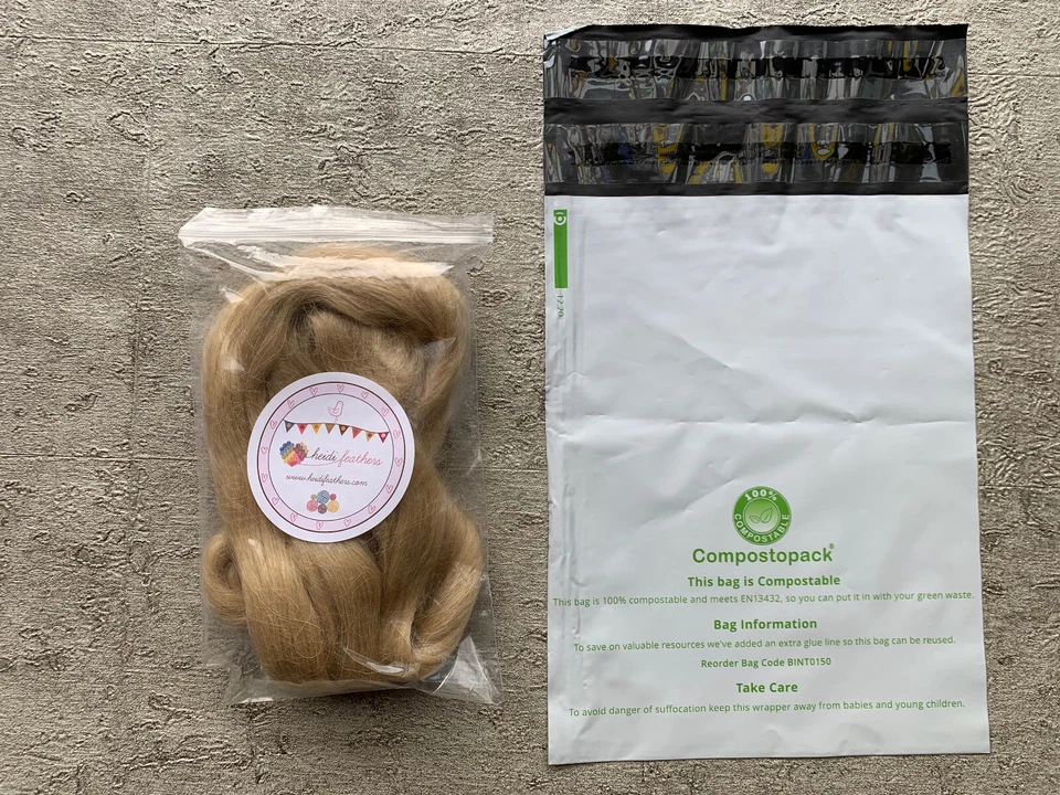 Heidifeathers® Mohair Wool Blend, Dolls Hair, Felted Animals - Choose The Colour - Image 3 of 4