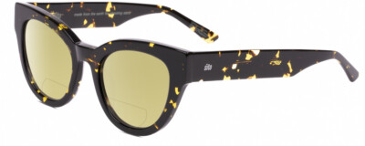 SITO SHADES SOUL FUSION Womens Polarized BIFOCAL Sunglasses in Black Yellow 51mm