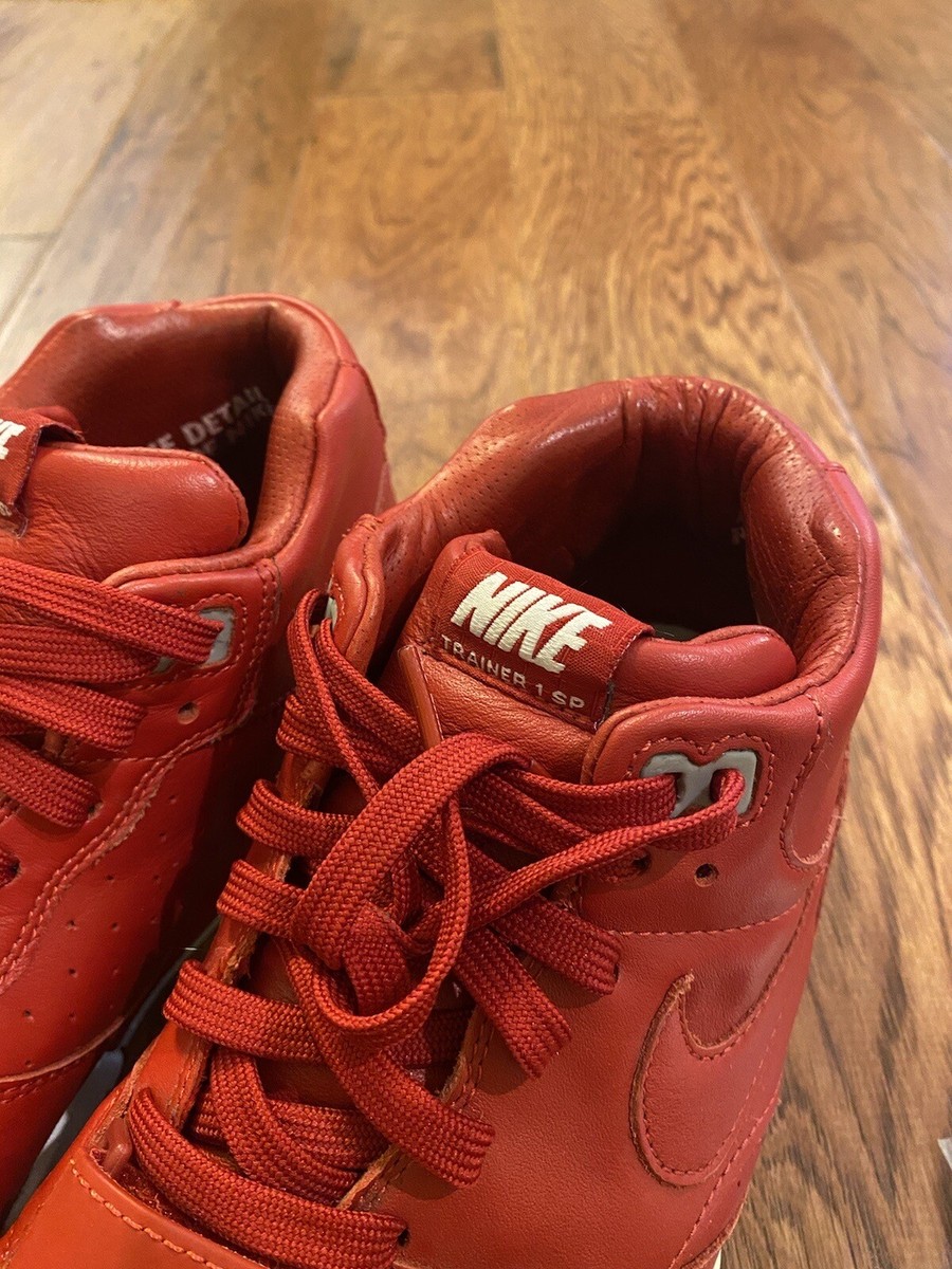 スニーカー Fragment Design x Air Trainer 1 Mid SP 'Gym Red' 2015 AW FW Fragment Design X Air Trainer 1 Mid SP 'Gym Red' - Nike