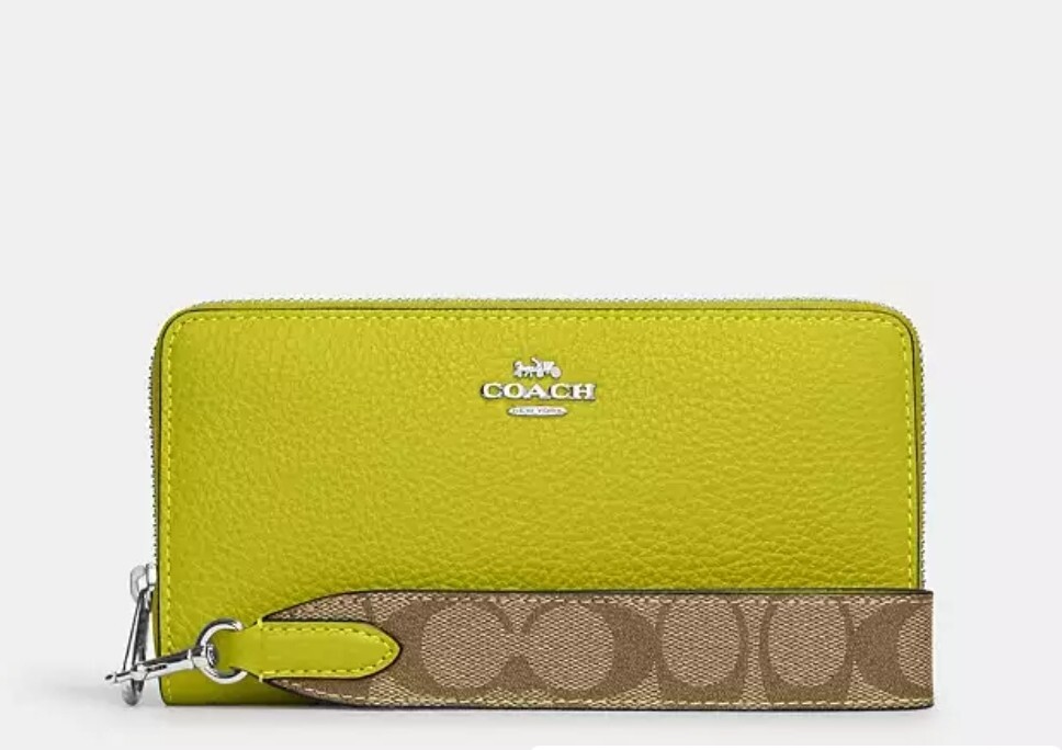 新作★Coach Long Zip Around Wallet In Signature Canvas COACH® Outlet | Long Zip Around Wallet In Signature Canvas