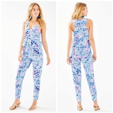 NWT Lilly Pulitzer Breakwater Party Wave Paulina Jumpsuite XS
