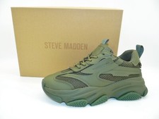 Steve Madden POSSES Sneaker Laufschuhe Plateau Herren Schuhe Olive Grün Gr.42