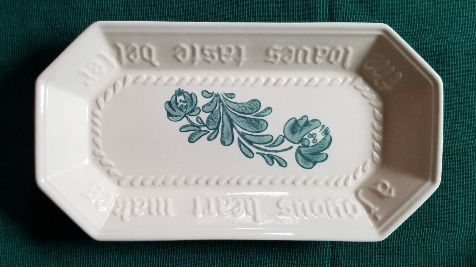 Pfaltzgraff PFA40 Bread Loaf Tray 12- x 6 1/2-inch Platter A Joyous Heart