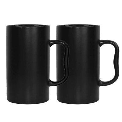 Tall Coffee Mugs with Handle,20 oz Large Coffee Mugs,Plain Ceramic Extra  Big ... | eBay