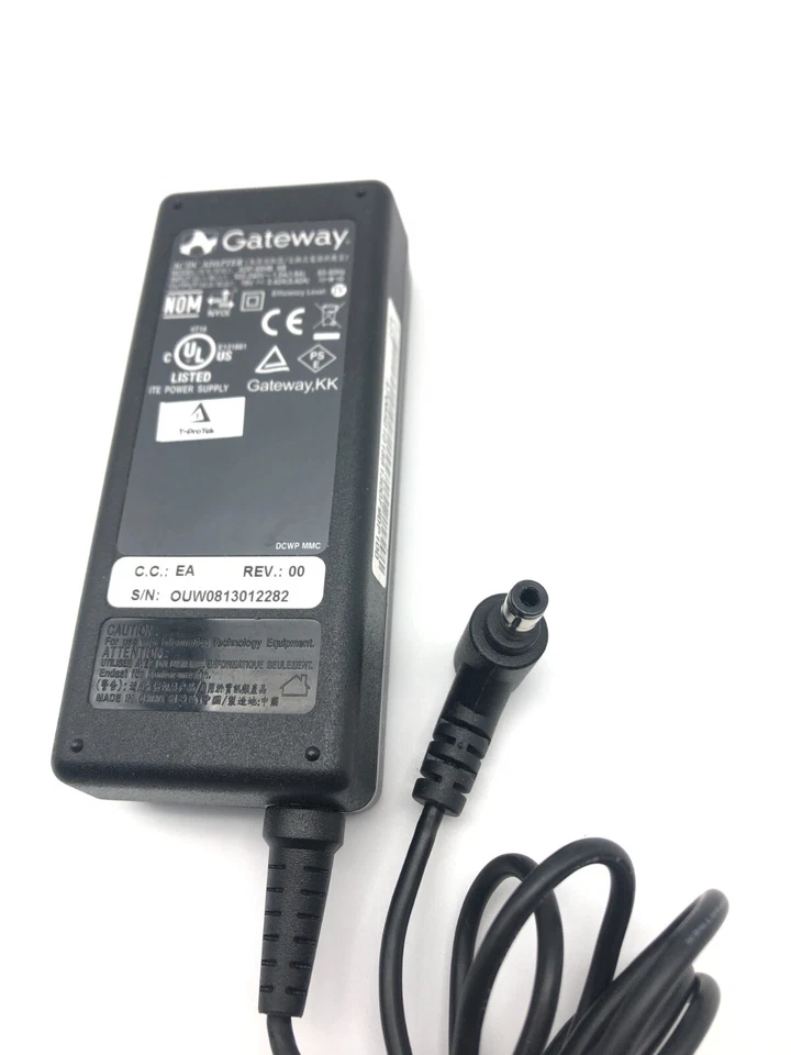 Original W Gateway Netzteil AC Adapter Ladegerät kompatibel für ADP-65HB AB - Bild 2 von 3