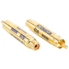 Harrison Labs 6 dB RCA Line Level Attenuator Pair