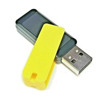 16gb Swivel USB Black Yellow USBEE Flash Drive 16 Gig Thumb Pen Stick Key 