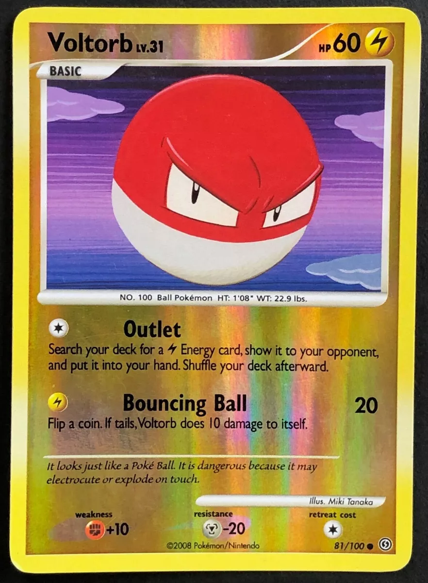 Voltorb - 80/101 - PSA 9 - Reverse Holo - Hidden Legends - Pokemon - 8 –  Squeaks Game World