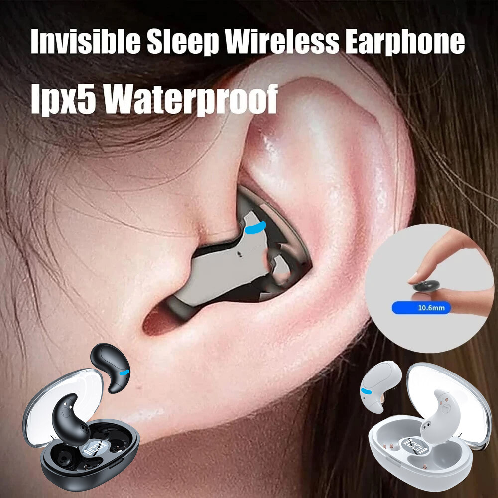 Nano Hidden Earbuds Invisible Headphone Bluetooth Earphone In-Ear