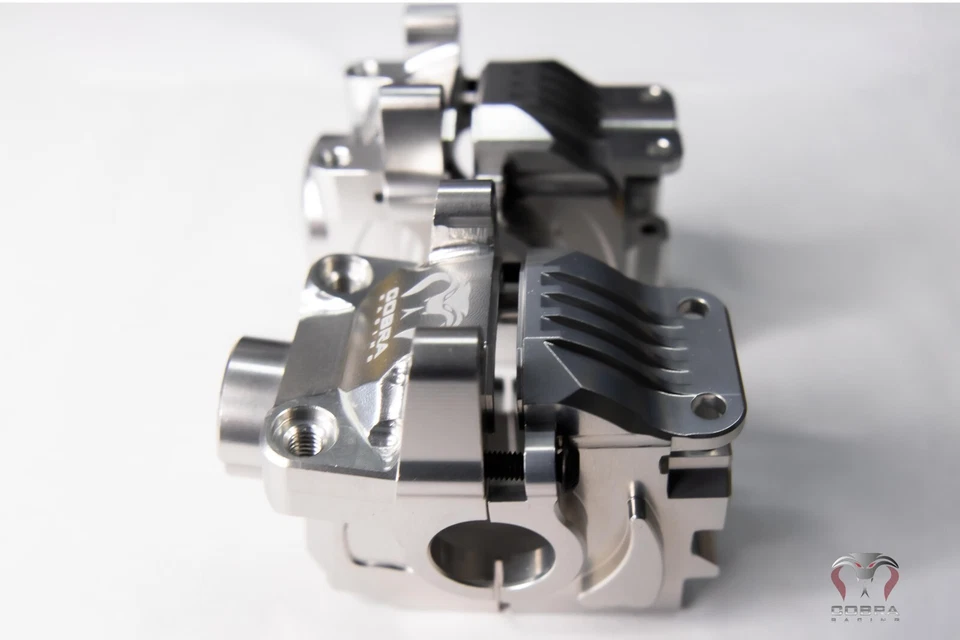 Carcasa diferencial CR CROMADA delantera + trasera para Traxxas Slash Rustler 4x4 4x4 Foto 4 de 4