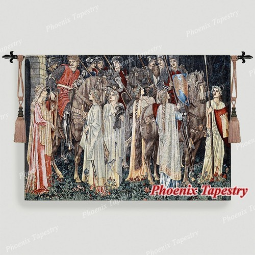 william-morris-holy-grail-tapestry-the-arming-and-departure-of-the