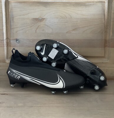 Nike Vapor Edge Elite 360 Flyknit Black White Football Cleats Men\'s Size 14W NEW Nike Vapor Edge Elite 360 Flyknit Mens Size 14 White  main image 4