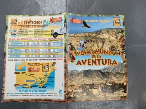 Mini Hollywood - 4 Cartoline + Mappa e Flier Pubblicitari - Western Almeria - Foto 6 di 9