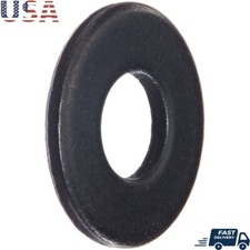 Steel Flat Washer Pack of 100 Black Oxide Finish ASME B18.22.1 10 Screw Size New