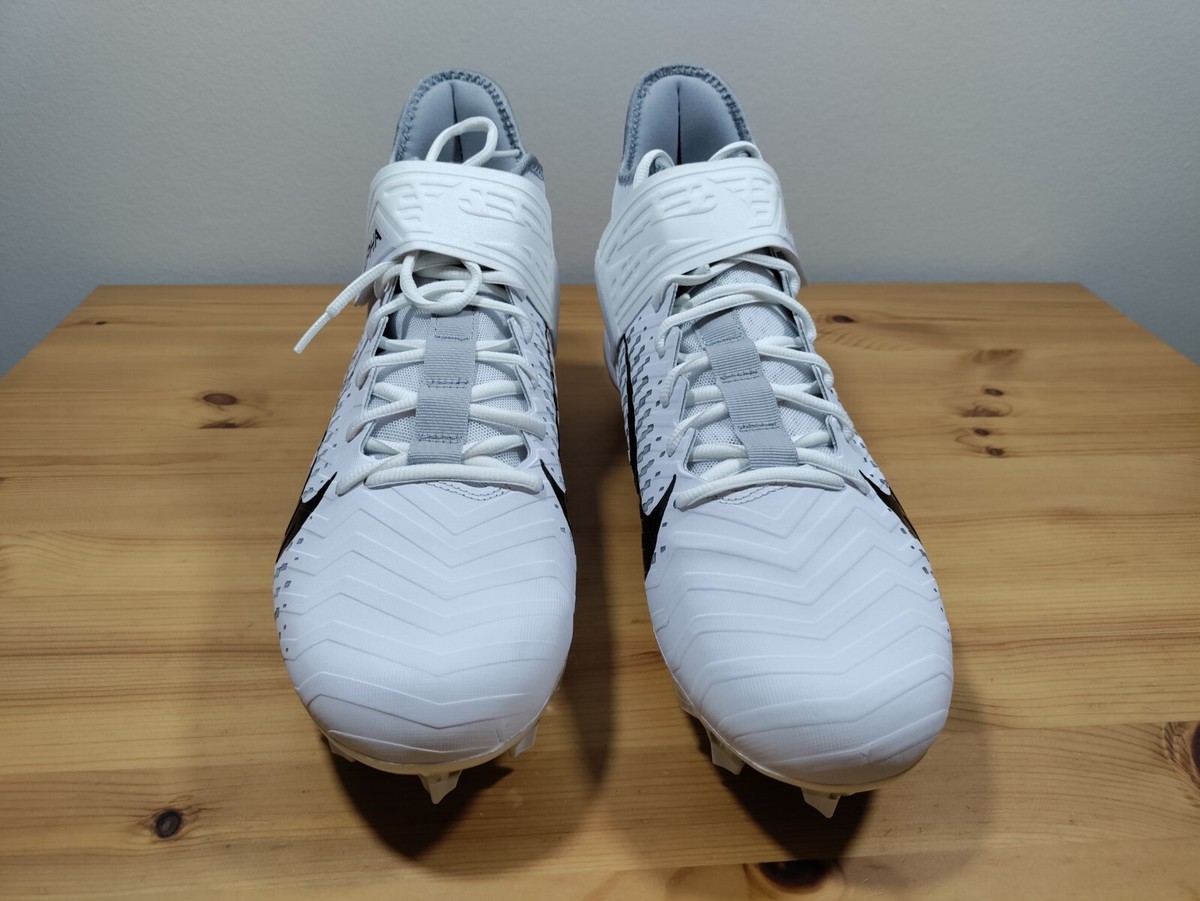 Nike Alpha Menace Pro 2 Mid Lineman Football Cleats White