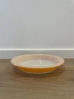Vintage Pyrex Crown Orange Pie Dish 22.8cm Tart Flan Quiche Scalloped Edge