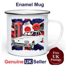 Triumph 2000 MK1 Mug,11oz Enamel Triumph 2000 MK1 Camping Mug