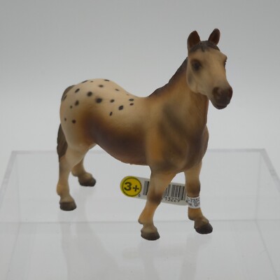 Schleich Appaloosa Horse Figure Stallion 1996 Retired 13229 Vtg NOS w/ Tag Flag