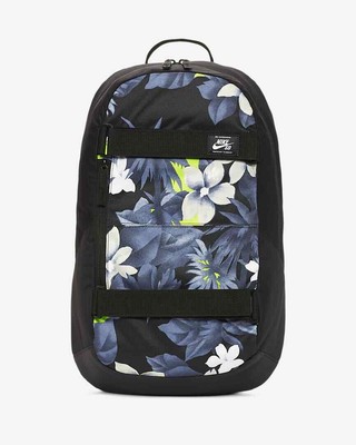 Nike Sb Courthouse Skateboarding Backpack Bag Floral Navy Blue Black Green White Ebay