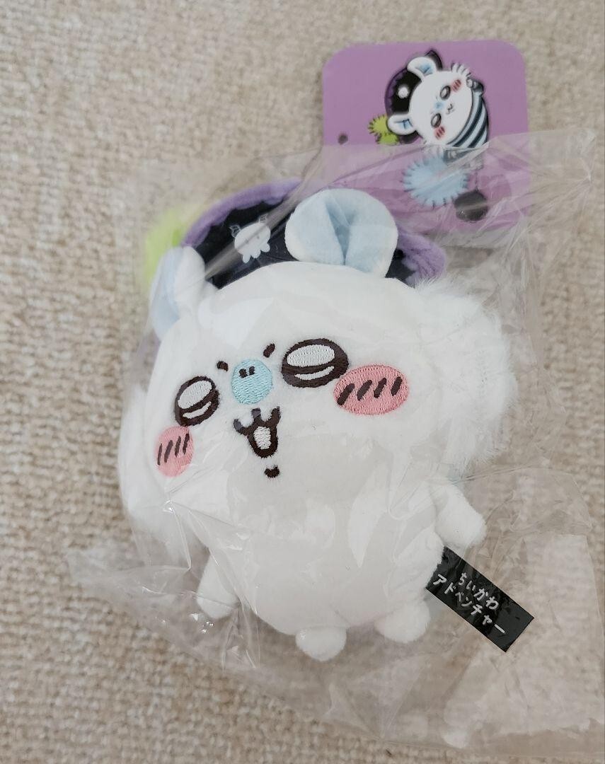 Chiikawa Momonga Pirates Costume Mascot 13cm Plush Chain Odaiba