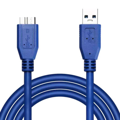 High Speed USB 3.0 A to Micro B Cable for Portable External Hard Drives