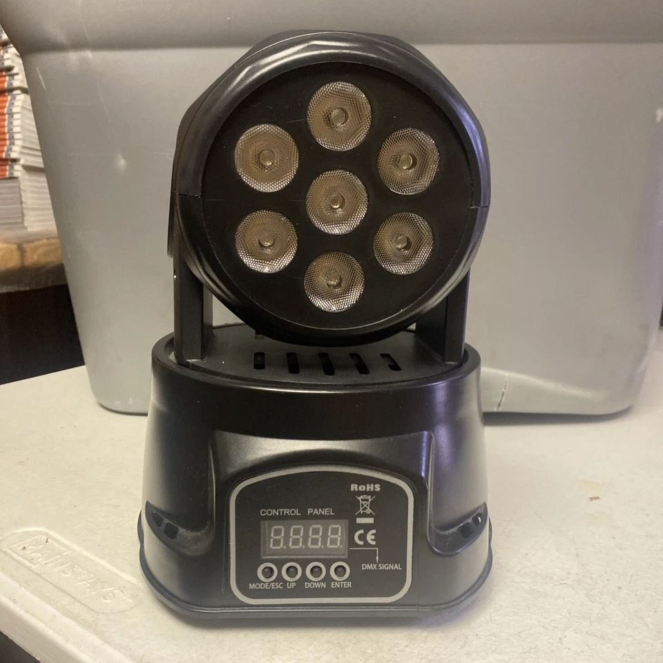 DJ Lights Moving Head,RGBW Mini Stage Lights Moving Head, DMX DJ Disco Lights... - Image 4 of 4