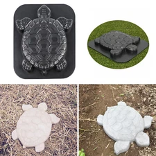 Turtle Stepping Stone Mold Concrete Cement Mould Garden Path Lawn Paver Mold NEW