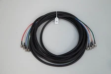 BNC Component 25 foot Cable Clark RGB+Sync  4-Channel . 6