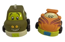 Lot Of 2 Just B You Pull Back Cars Tiger Car And Taxi My B Toys
