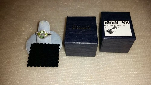 Stauer SZ 8 ring sterling silver KYANITE +NEW+ - Picture 11 of 11