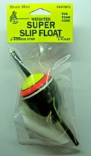 Beau Mac Super Slip Float EVA Foam Core Drift lake 1 Bobber Stop NEW #ESSFWTL