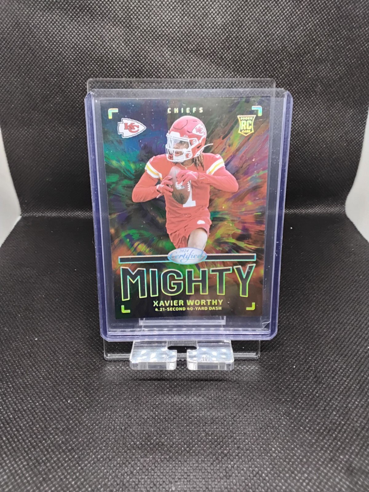 2024 Panini Certified The Mighty Xavier Worthy TM-XW SSP Case Hit🔥🔥