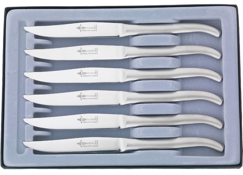 A.G.David - Coffret 6 Couteaux Laguiole 23cm Monobloc Inox Microdenté - 2899 - Imagen 1 de 1