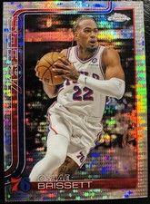2025-26 Topps Chrome #20 Oshae Brissett Pulsar Refractor Philadelphia 76ers