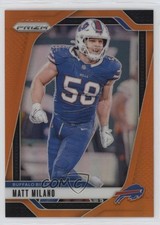 2024 Panini Prizm Orange Prizm 152/249 Matt Milano #33 15vt
