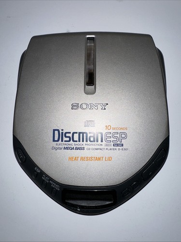 Sony Discman ESP D-E301 Compact Disc Player Portable CD Digital Mega Bass Tested