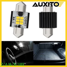 31MM 30MM Festoon C5W LED License Plate Light Inner Bulb Canbus Error Free 2/10x