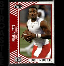 Khalil Tate 2020 Sage Hit Red #86 Arizona Wildcats 🏈 Football Card (RC)
