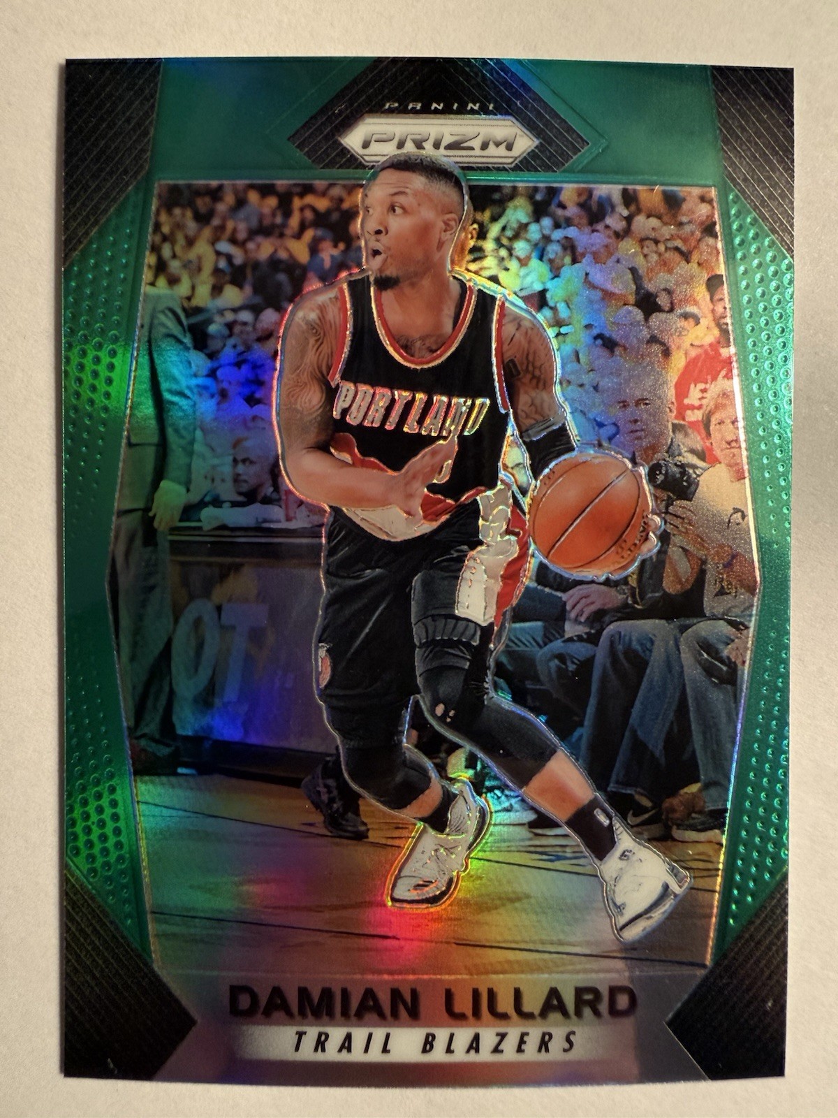 2017-18 Panini Prizm Green Prizm Damian Lillard #141