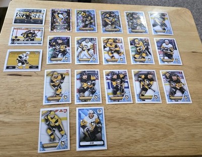 2021-22 Topps NHL Hockey Pittsburgh Penguins Team Set Crosby Foil
