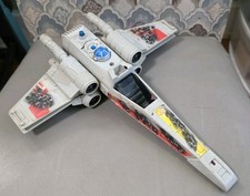 Vintage 1978 Kenner Star Wars Battle Damaged X-Wing Fighter - Working Light C21