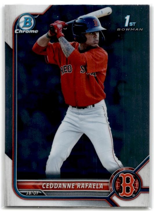 2022 Bowman #BCP-61 Ceddanne Rafaela Chrome Prospects Boston Red Sox