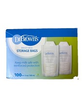 NEW Dr. Brown's Breastmilk Storage Bags 100 6oz Bags