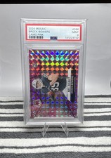 2024 Panini Mosaic - NFL Debut Brock Bowers #286 Camo Pink Mosaic Prizm (RC)