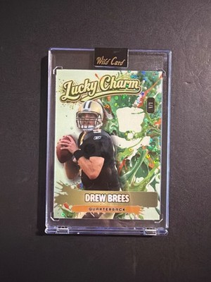 Drew Brees 1/1 Lucky Charm 2026 Wild Card Holographic