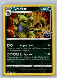 Tyranitar 043/078 Pokémon GO Holo Rare