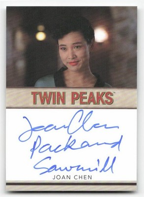 Twin Peaks The Log Lady Chronicles Joan Chen Inscription Autograph (C)