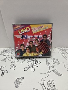 2000 Mattel UNO Nsync Card Game &Exclusive CD Cards Sealed UNTESTED